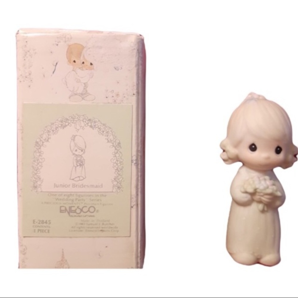 PRECIOUS MOMENTS VINTAGE SMALL FIGURINE Of Little Girl, 1983